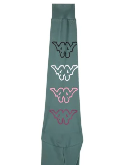 Kappa Completo tuta da ragazza con cappuccio e leggings logo - acqua marina