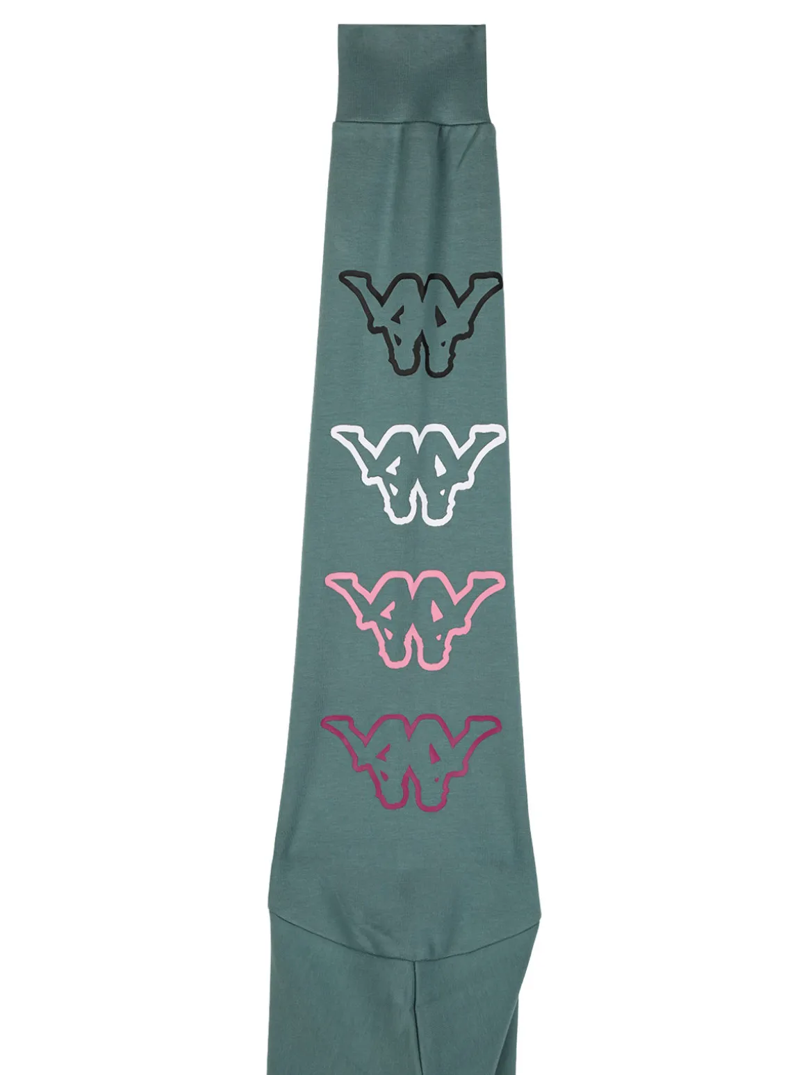 Kappa Completo tuta da ragazza con cappuccio e leggings logo - acqua marina
