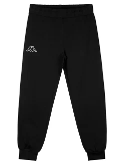 Kappa Completo tuta da ragazzo 2 pezzi con cappuccio e zip - nero
