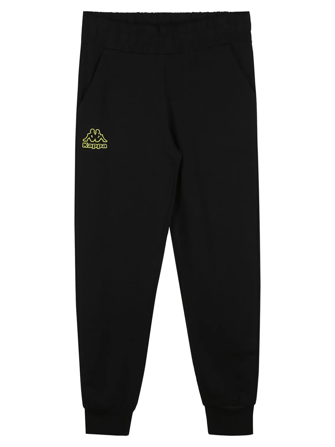 Kappa Completo tuta da ragazzo 2 pezzi con cappuccio e zip - nero