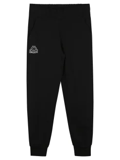 Kappa Completo tuta da ragazzo 2 pezzi con cappuccio e zip - nero