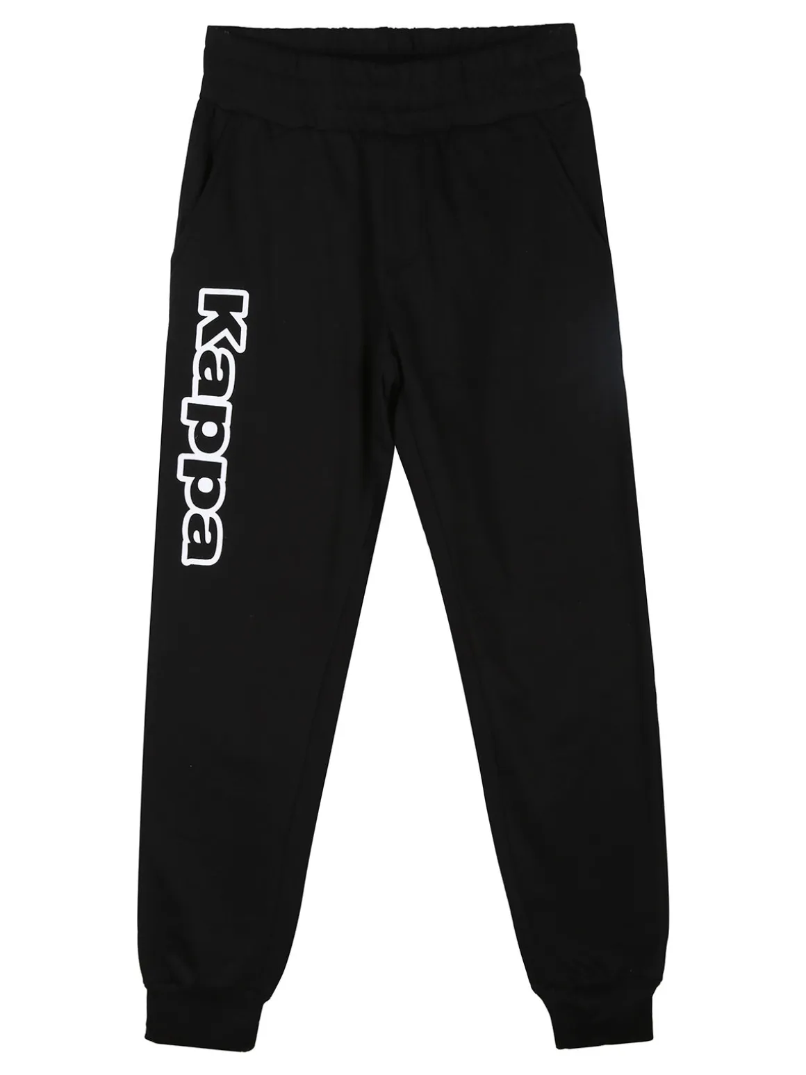 Kappa Completo tuta da ragazzo 2 pezzi con cappuccio e zip - nero