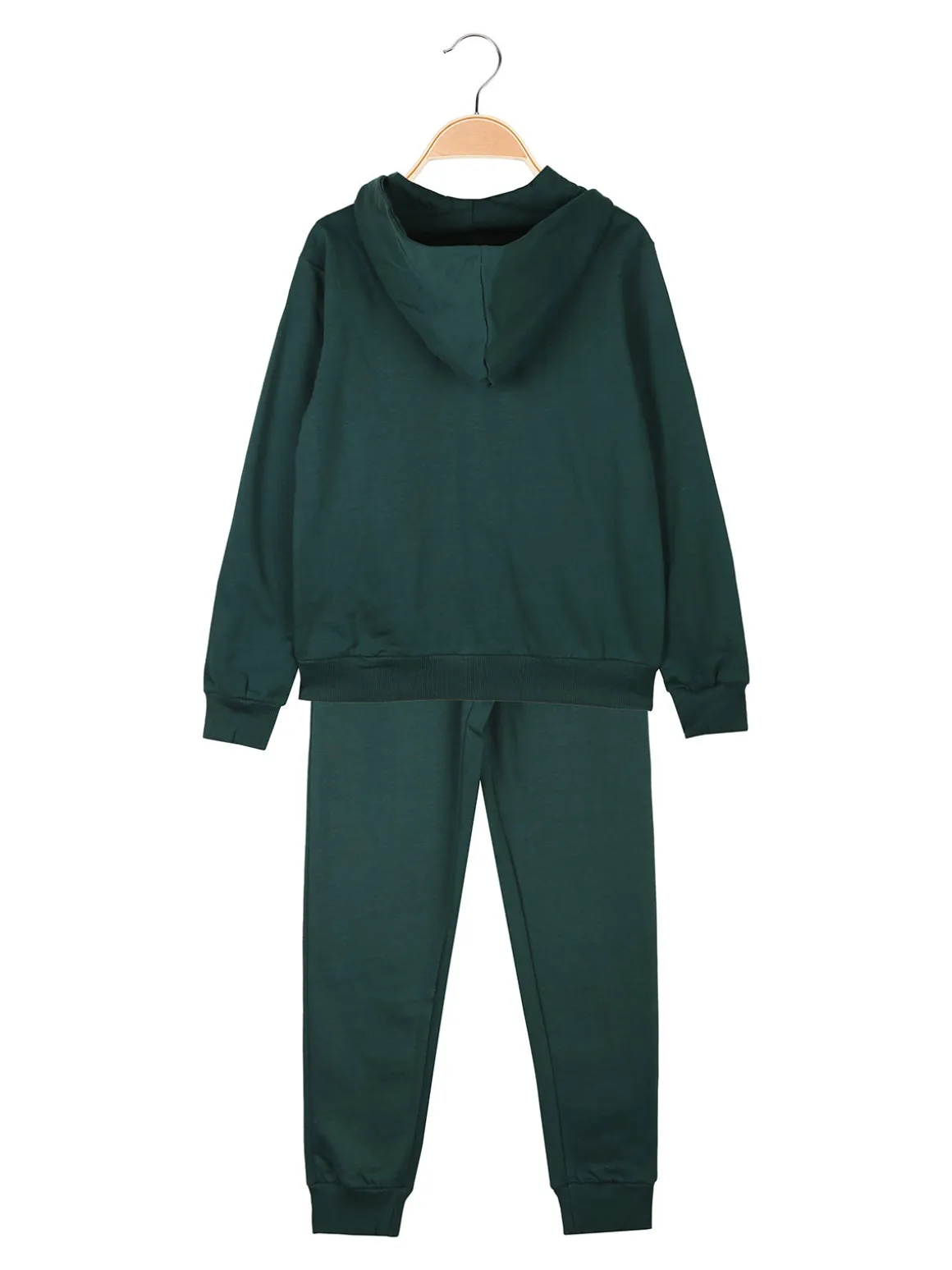 Kappa Completo tuta da ragazzo 2 pezzi con cappuccio e zip - militare