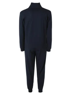 Kappa Completo tuta da uomo 2 pezzi in misto cotone - blu scuro