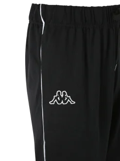Kappa Completo tuta da uomo 2 pezzi in misto cotone - nero