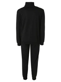 Kappa Completo tuta da uomo 2 pezzi in misto cotone - nero