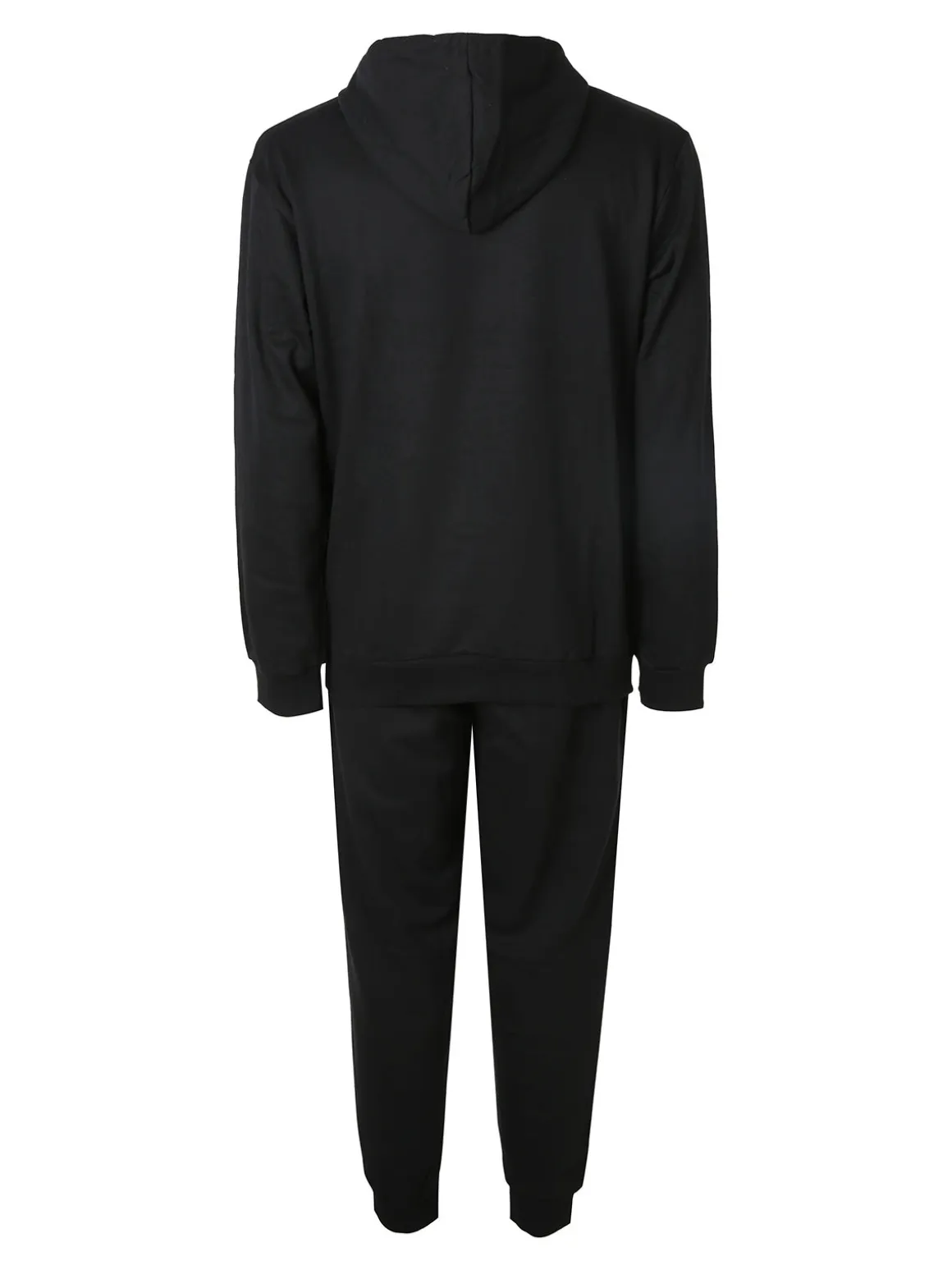 Kappa Completo tuta da uomo 2 pezzi con cappuccio e logo - nero