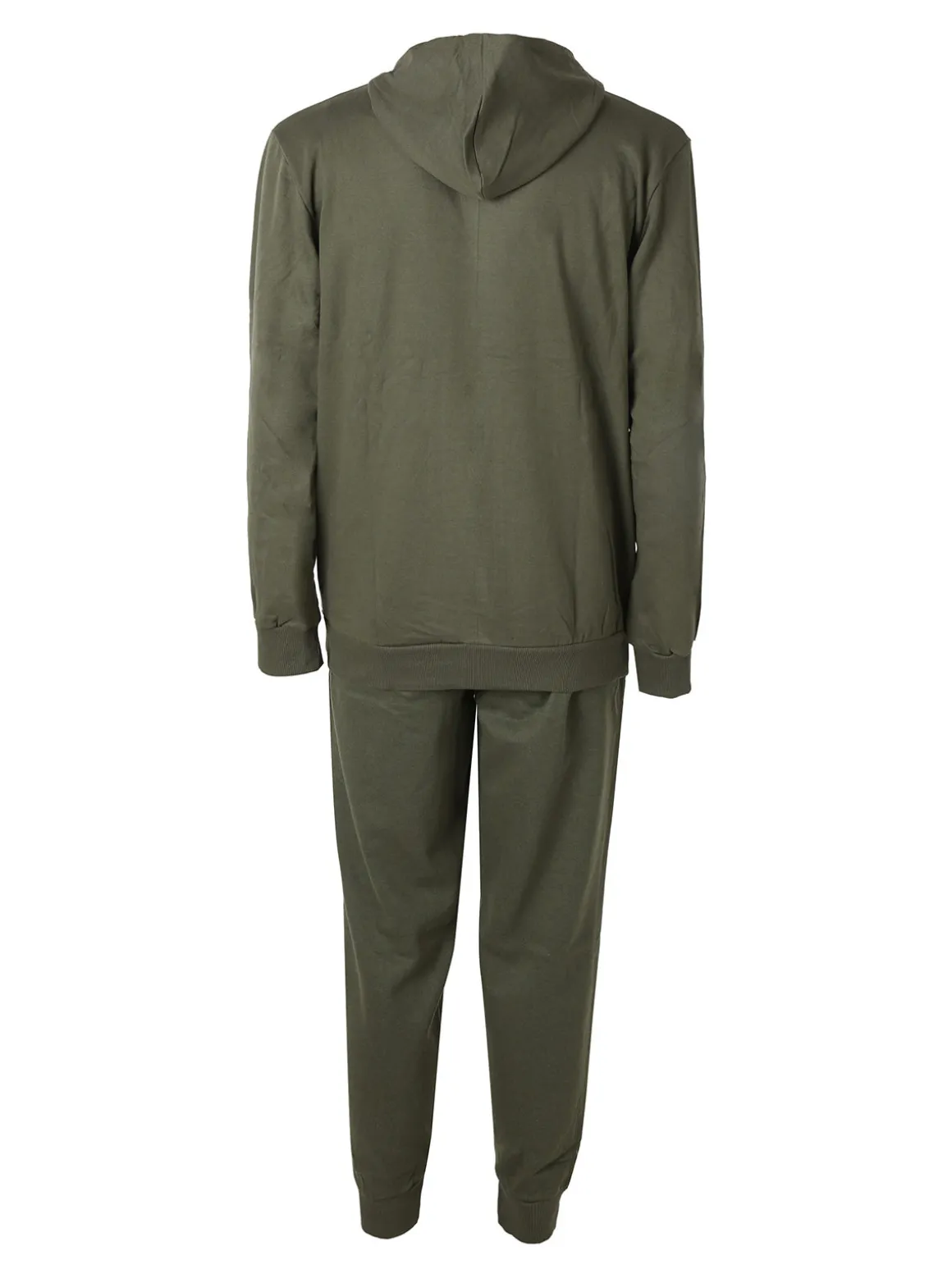 Kappa Completo tuta da uomo 2 pezzi con cappuccio e logo - militare