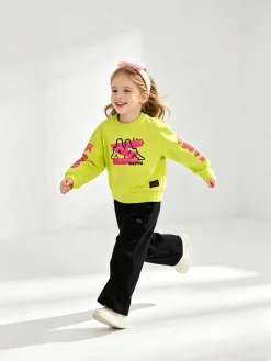 Kappa Completo tuta 2 pezzi da bambina con zip - fucsia