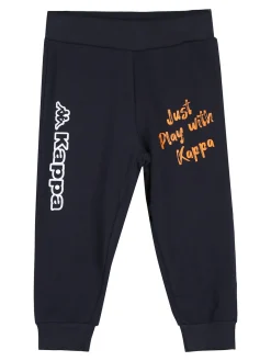 Kappa Completo tuta 2 pezzi da neonato con felpa e pantaloni in cotone - blu scuro