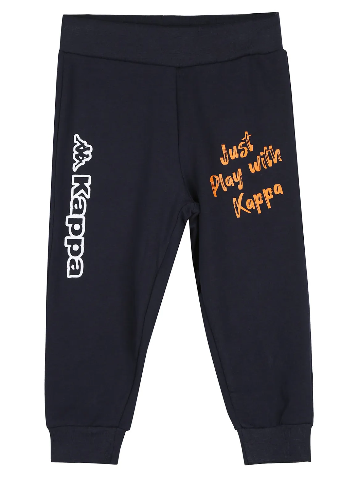 Kappa Completo tuta 2 pezzi da neonato con felpa e pantaloni in cotone - blu scuro