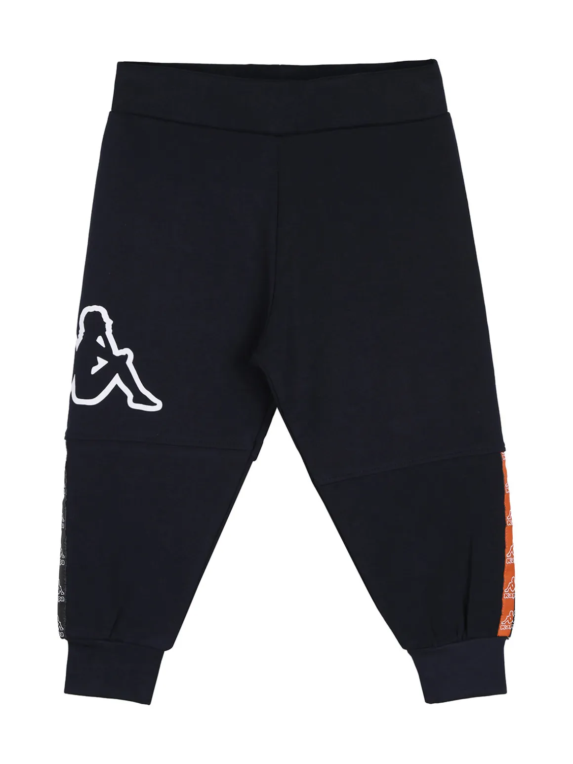 Kappa Completo tuta 2 pezzi da neonato full zip in cotone - arancione
