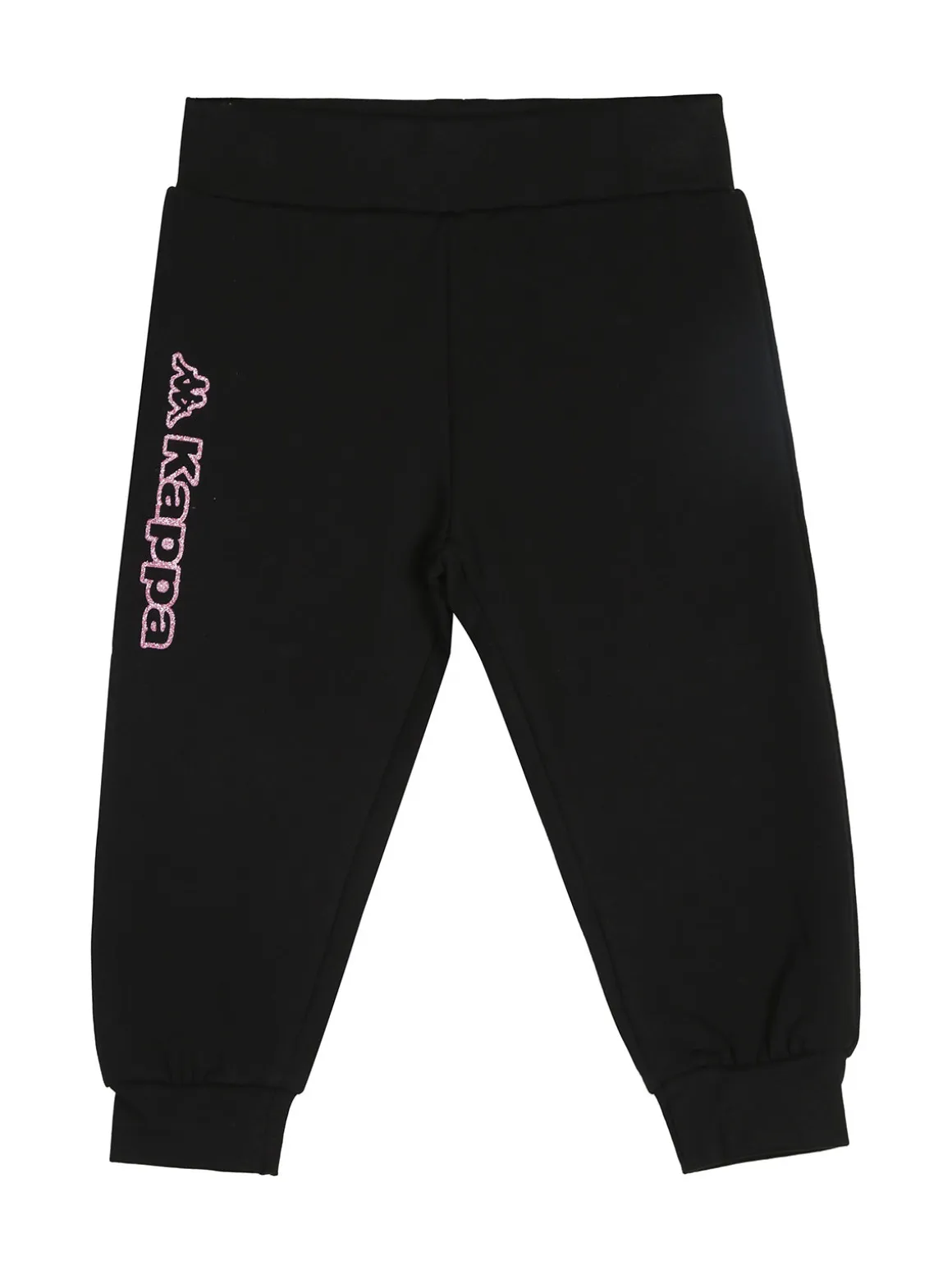 Kappa Completo tuta 2 pezzi glitter da neonata con interno felpato - fucsia