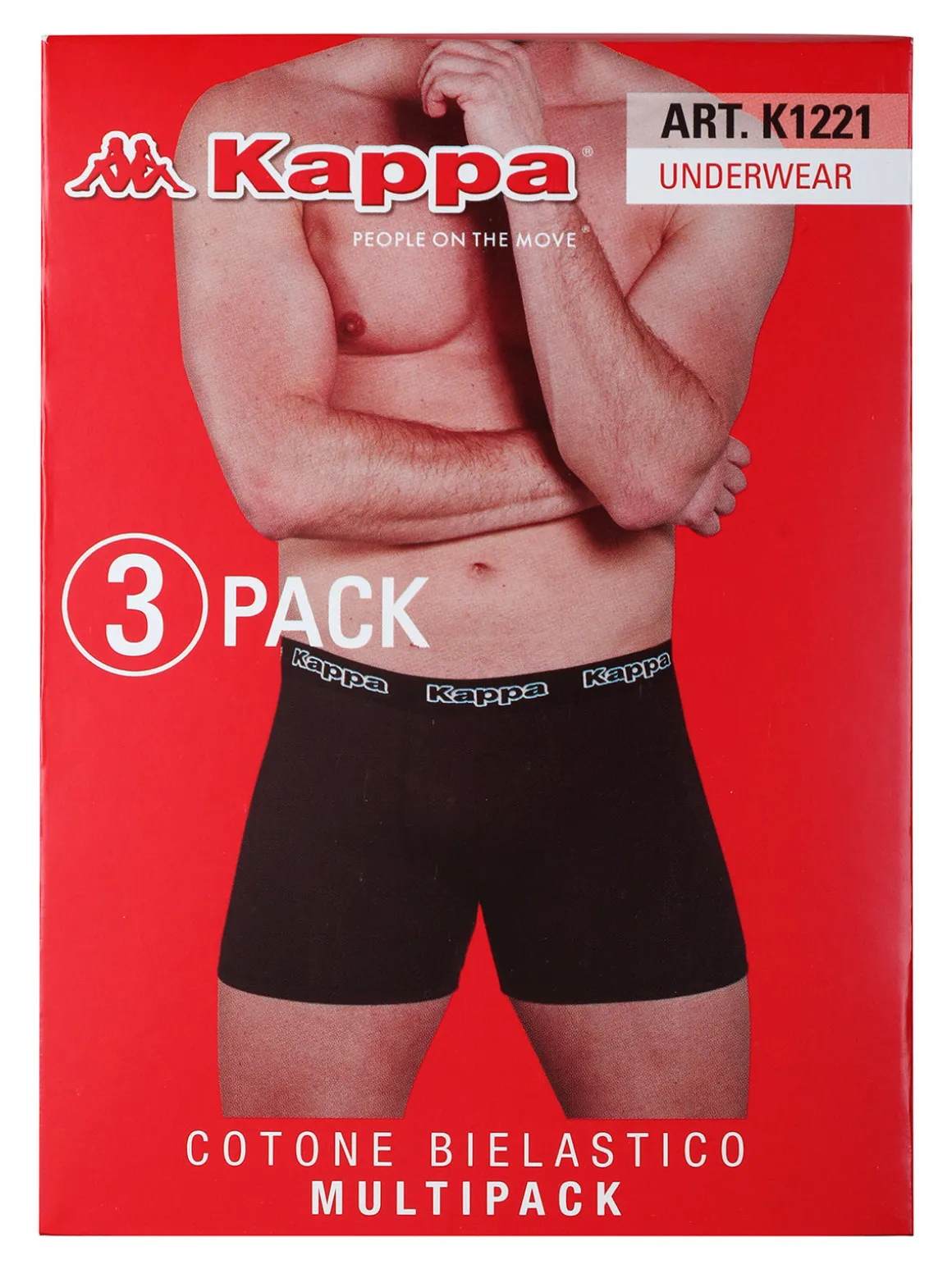 Kappa Confezione 3 pezzi boxer uomo