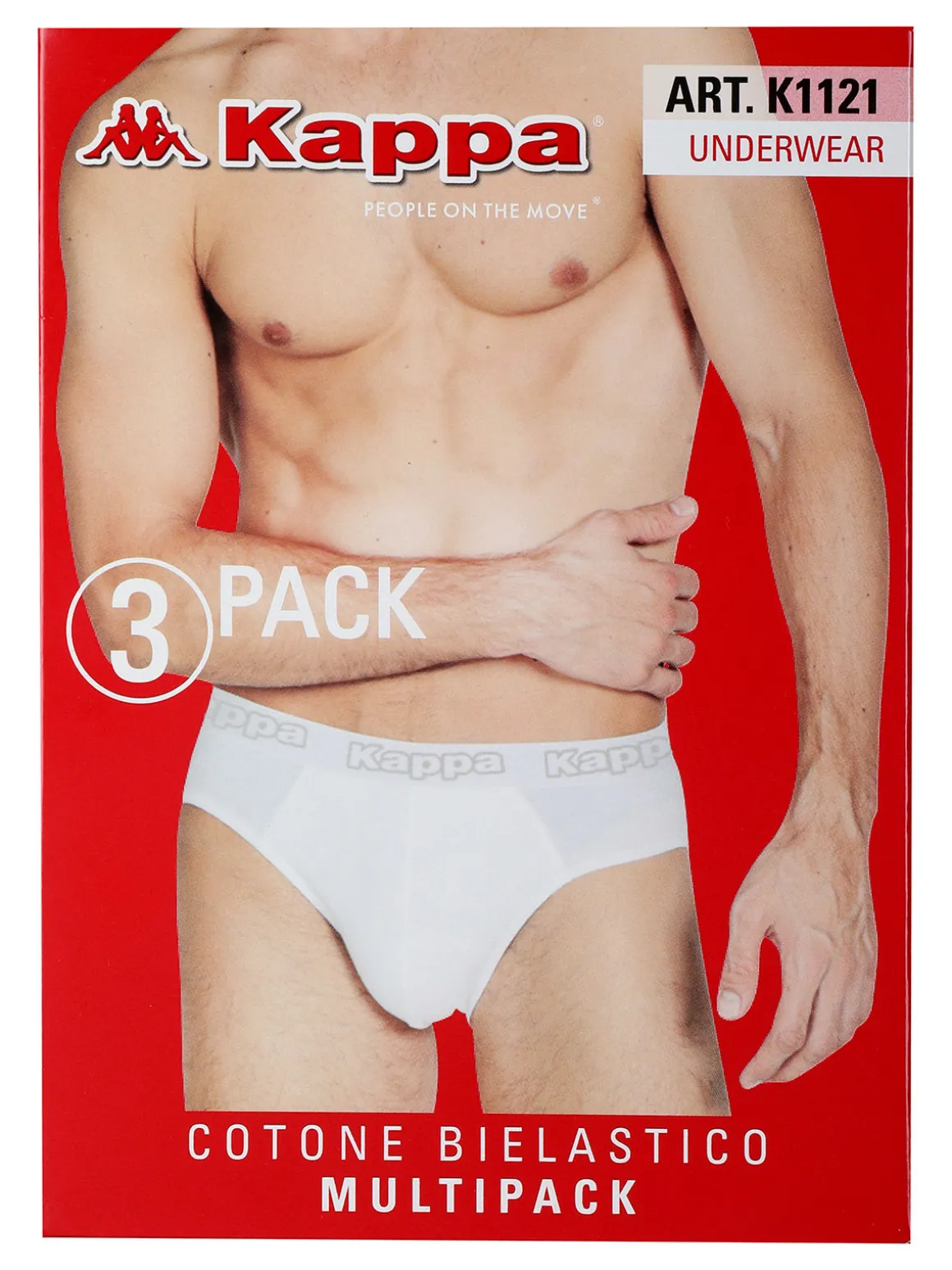 Kappa Confezione 3 pezzi slip da uomo