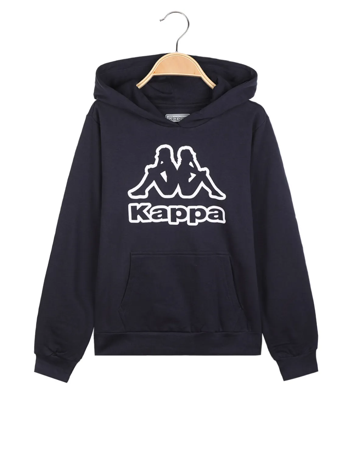 Kappa Felpa da ragazzo con cappuccio in cotone felpato