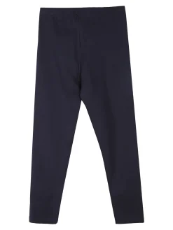 Kappa Leggings sportivo da bambina con logo - blu scuro