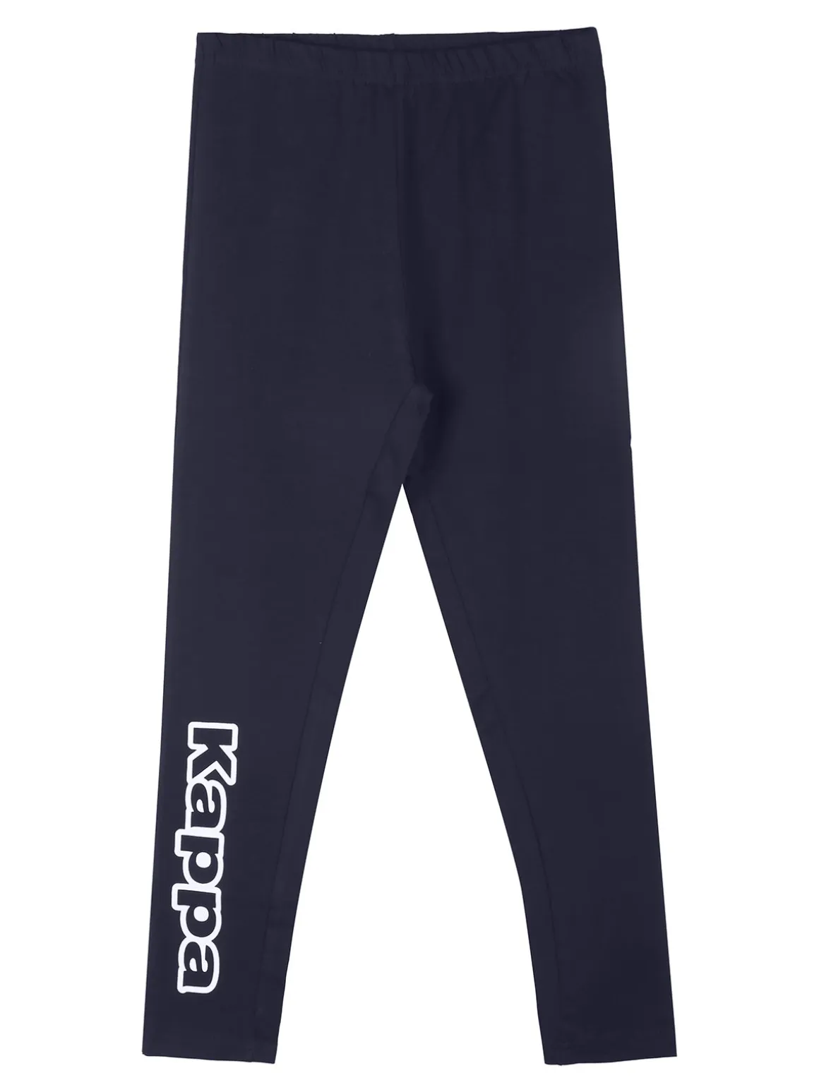 Kappa Leggings sportivo da bambina con logo - blu scuro