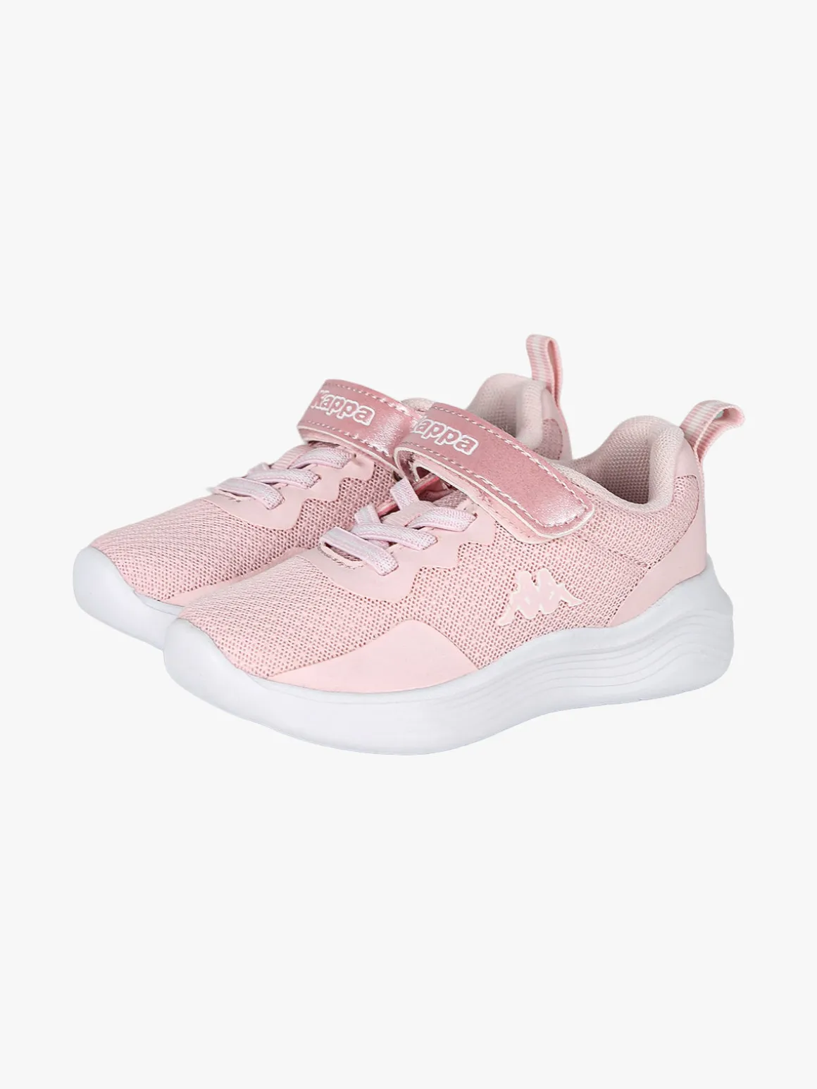 Kappa LOGO KOFY Sneakers sportive da bambina in mesh con cinturino a strappo - rosa