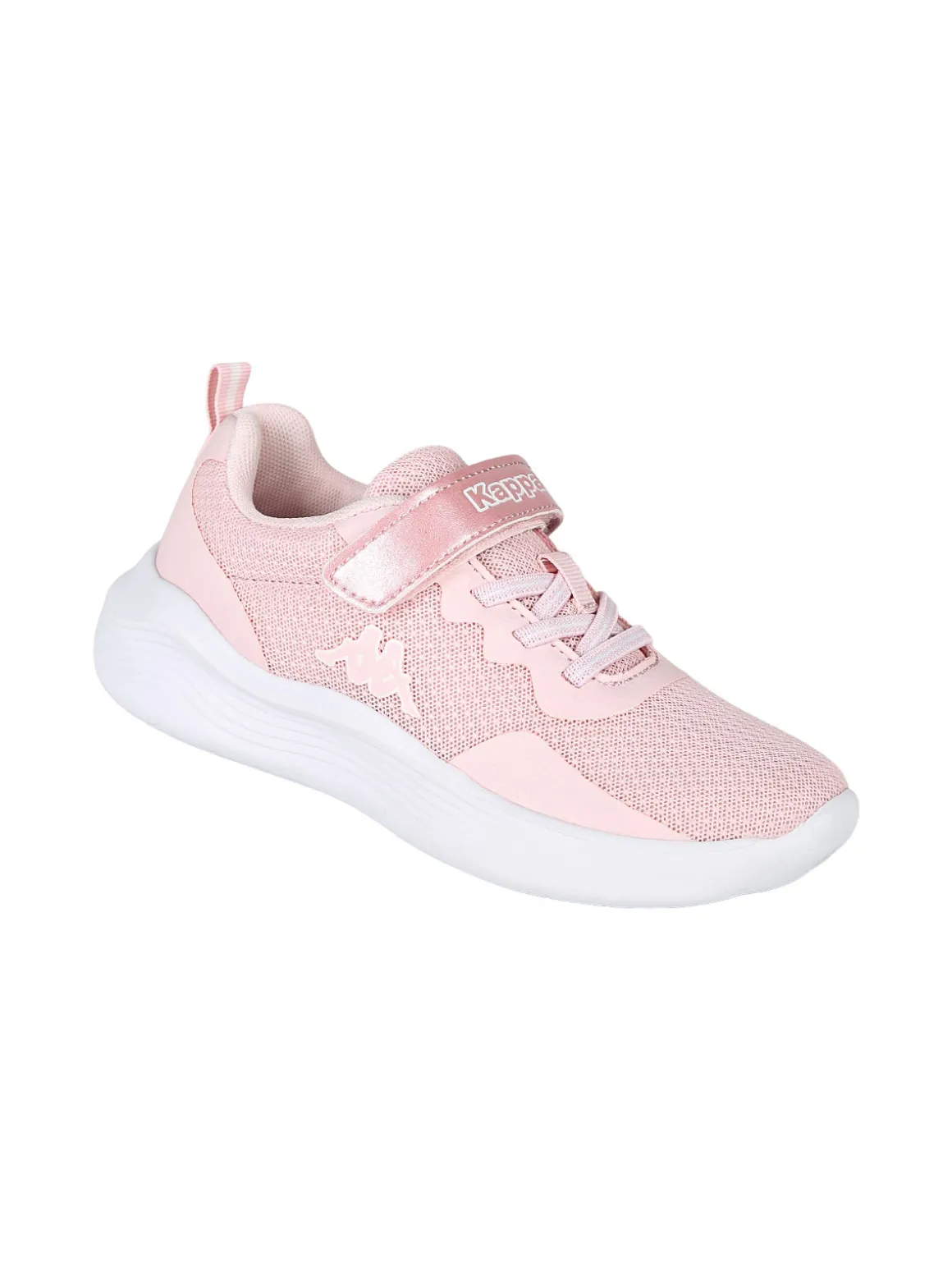 Kappa LOGO KOFY Sneakers sportive da ragazza in mesh con chiusura a strappo - rosa