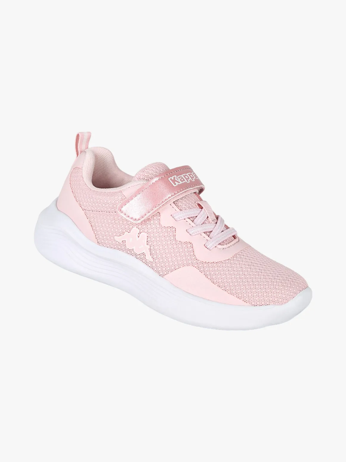 Kappa LOGO KOFY Sneakers sportive da ragazza in mesh con chiusura a strappo - rosa