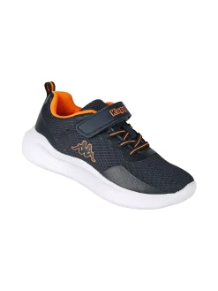 Kappa LOGO KOFY Sneakers sportive da ragazzo in mesh con chiusura a strappo - blu scuro