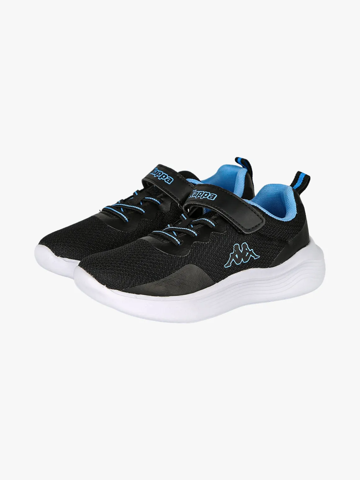 Kappa LOGO KOFY Sneakers sportive da ragazzo in mesh con chiusura a strappo - nero