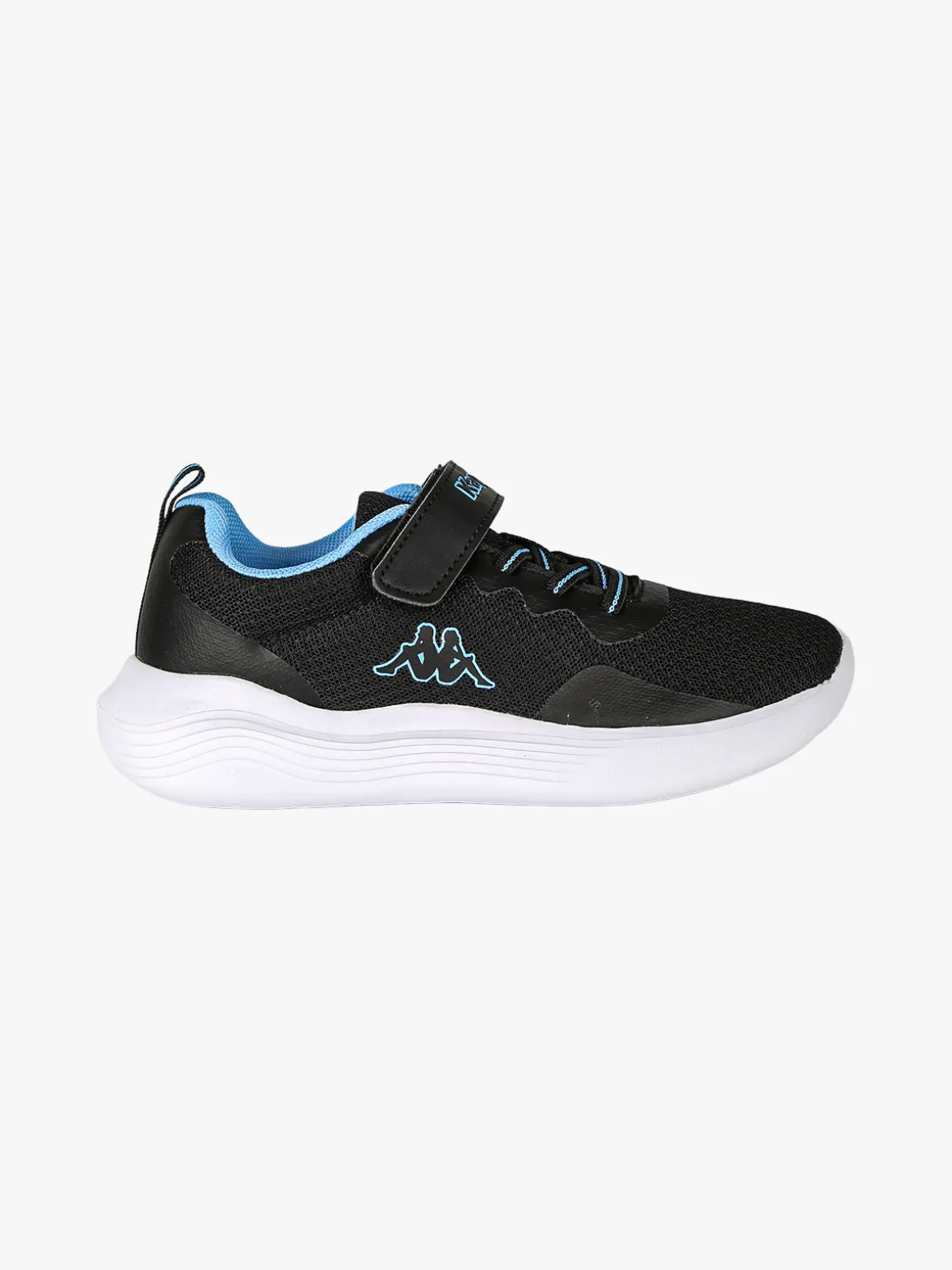 Kappa LOGO KOFY Sneakers sportive da ragazzo in mesh con chiusura a strappo - nero