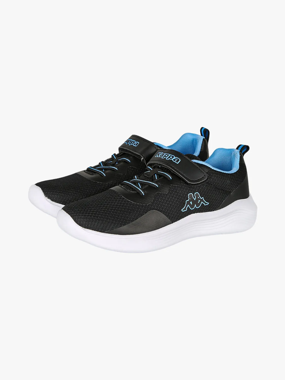 Kappa LOGO KOFY Sneakers sportive da ragazzo in mesh con chiusura a strappo - nero