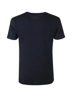 Kappa Maglia manica corta da uomo in caldo cotone - blu scuro