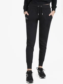 Kappa Pantaloni sportivi da donna con interno felpato e polsini