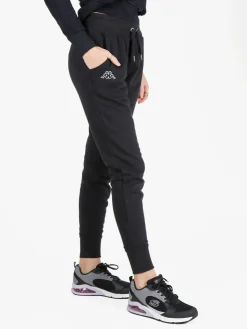Kappa Pantaloni sportivi da donna con interno felpato e polsini