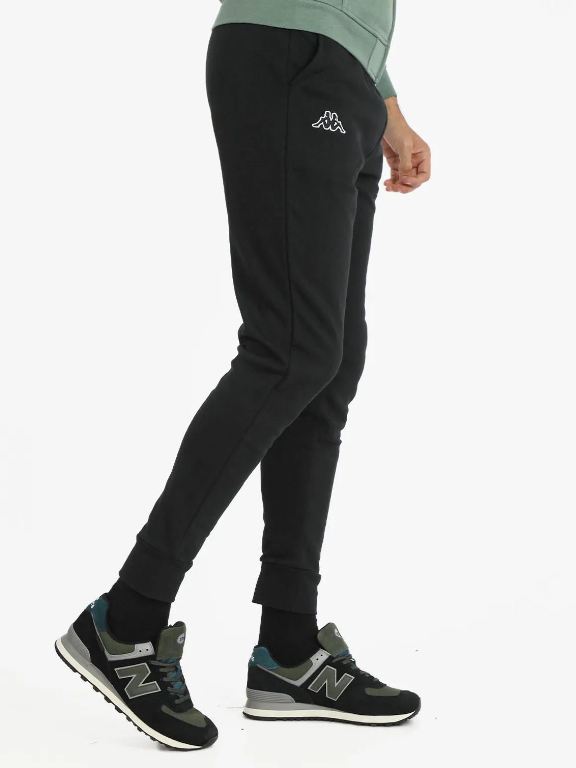 Kappa Pantaloni sportivi uomo in cotone felpato