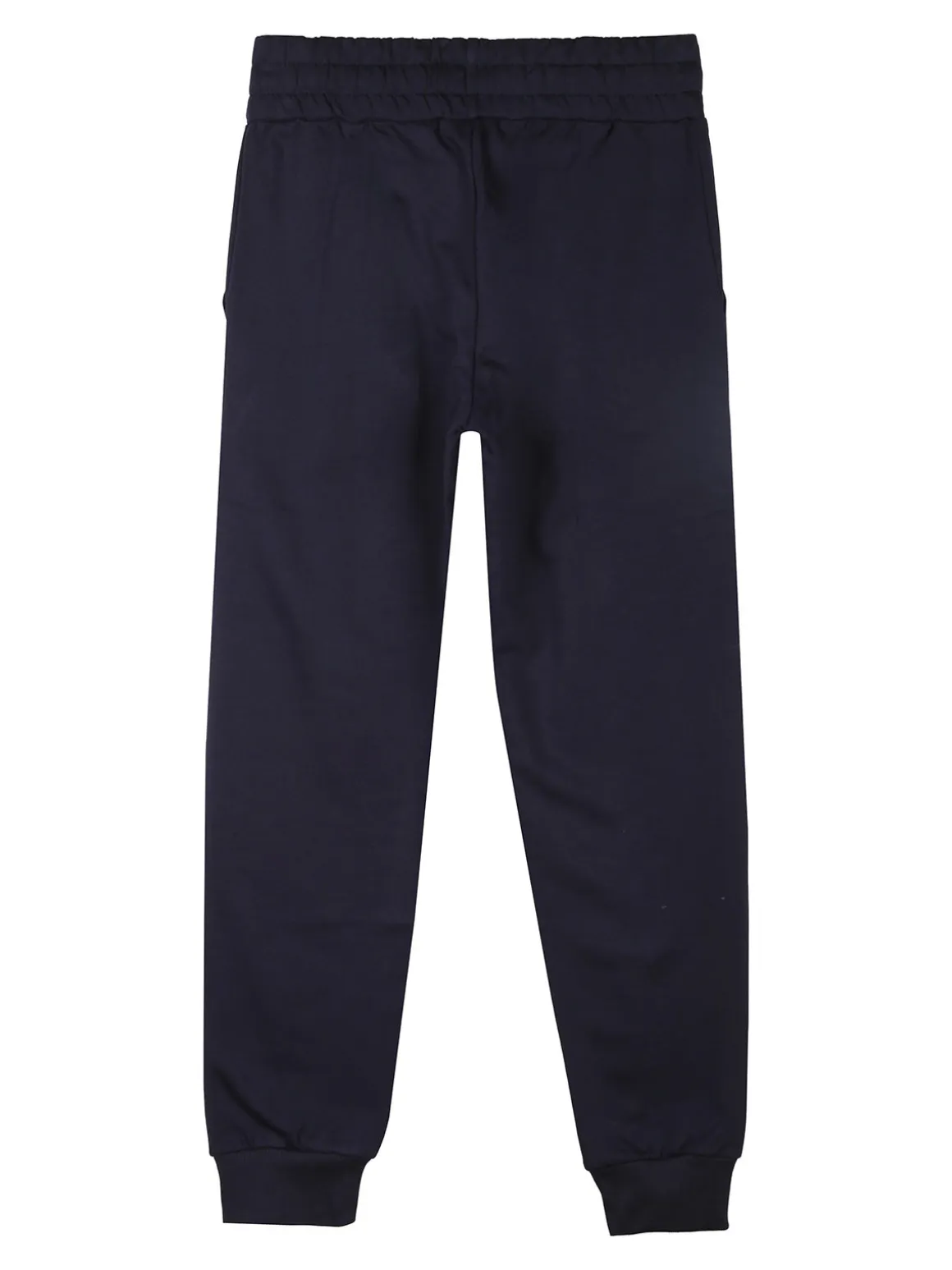 Kappa Pantaloni tuta da ragazzo con polsini e interno caldo cotone - blu scuro