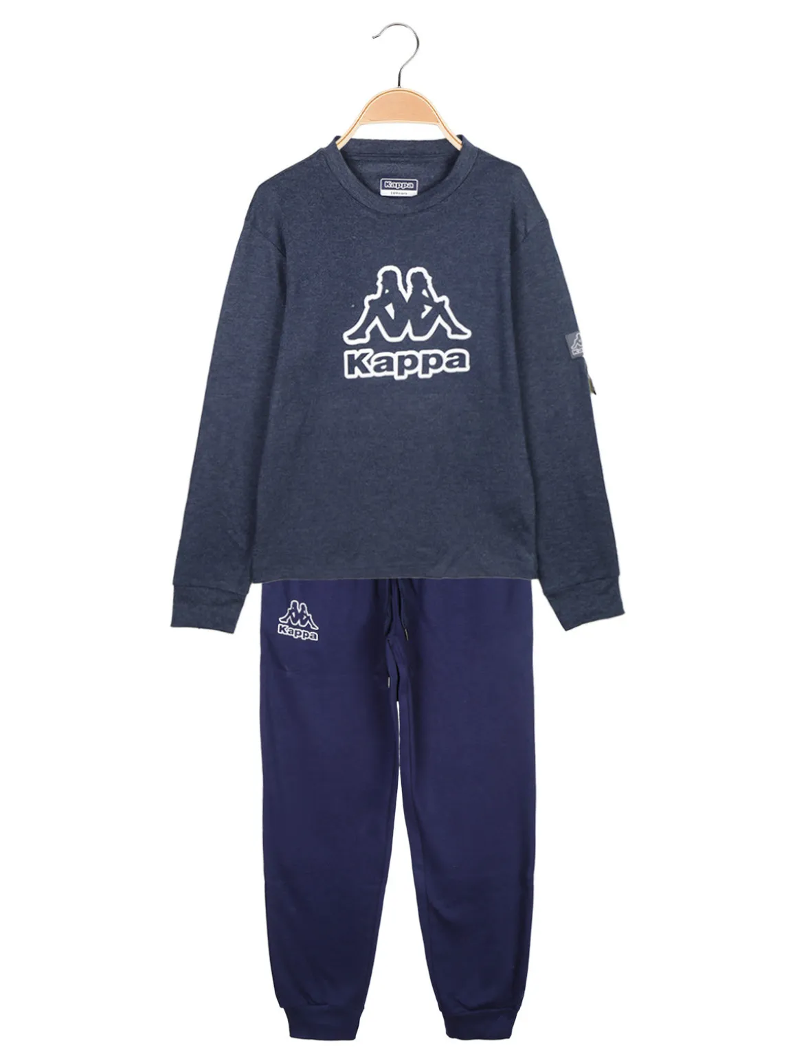 Kappa Pigiama lungo da ragazzo in cotone interlock