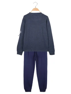 Kappa Pigiama lungo da ragazzo in cotone interlock