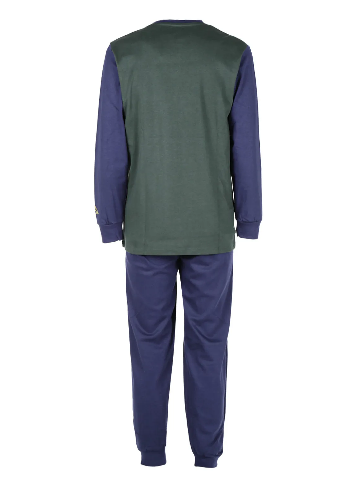 Kappa Pigiama lungo da uomo in cotone interlock
