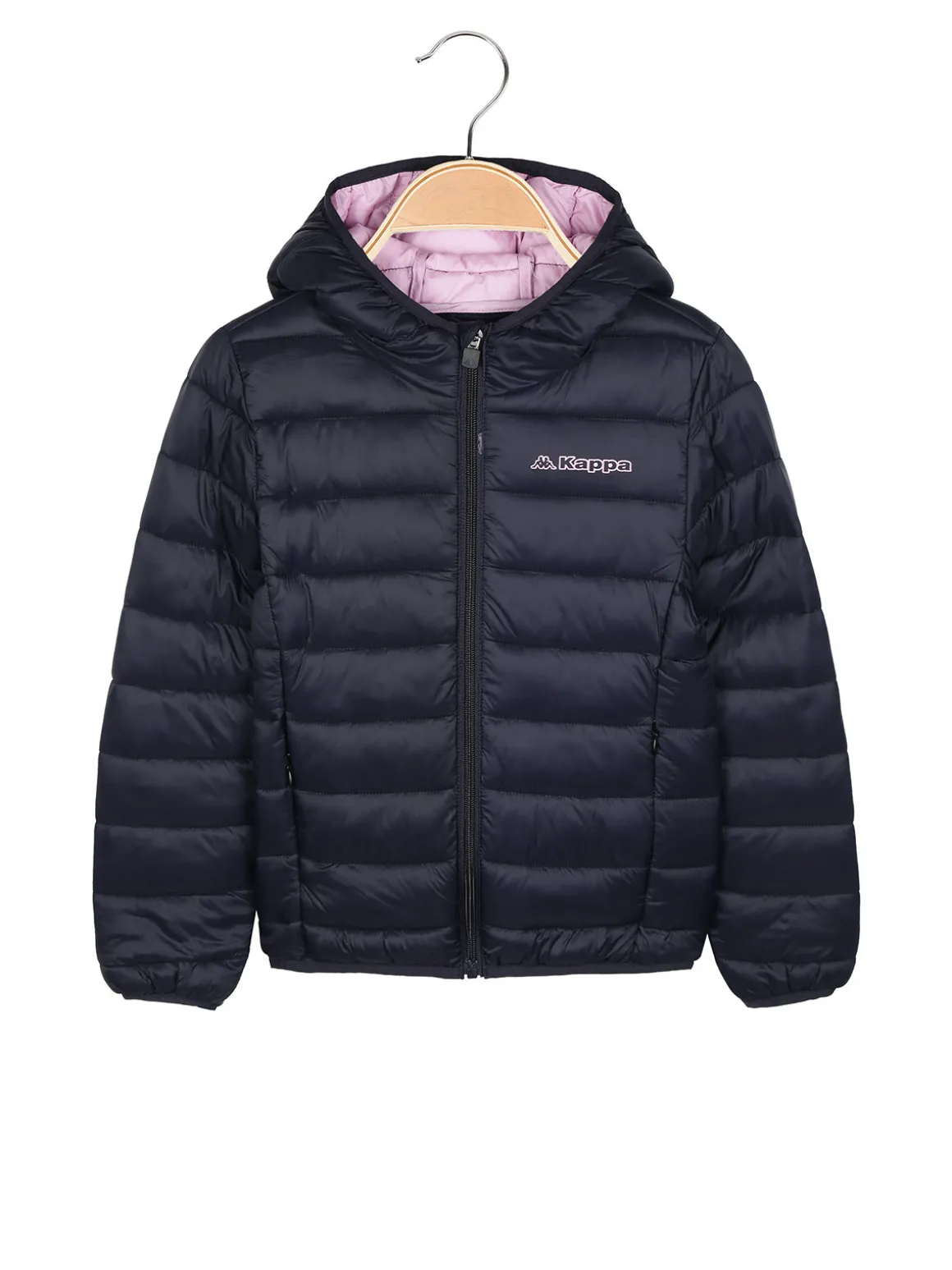 Kappa Piumino da bambina con cappuccio