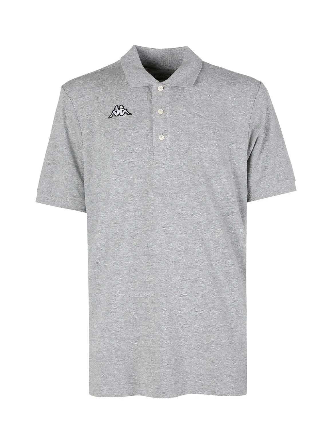 Kappa Polo da uomo a maniche corte in cotone con logo