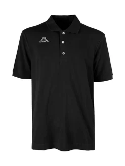 Kappa Polo da uomo in cotone a manica corta con logo