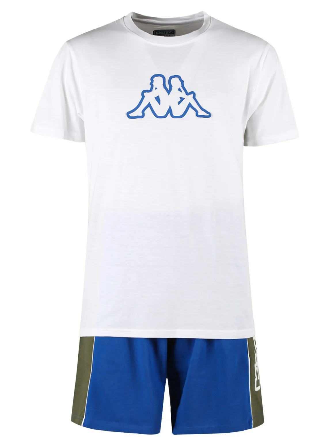 Kappa Set corto da uomo in cotone con t-shirt e bermuda in felpa
