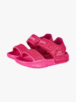 Kappa SPLASH Sandali da bambina in gomma con cinturino a strappo - fucsia