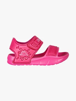 Kappa SPLASH Sandali da bambina in gomma con cinturino a strappo - fucsia