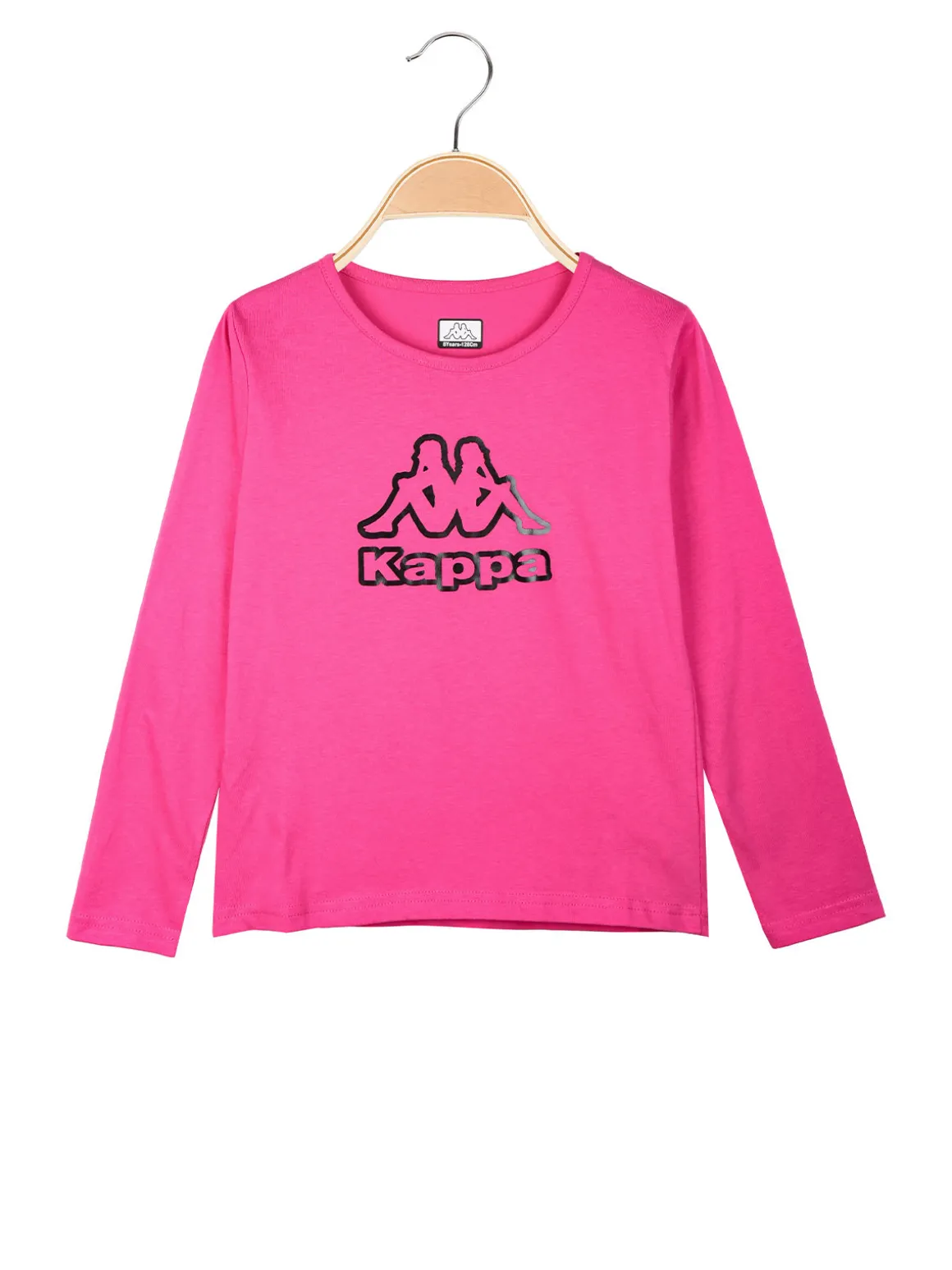 Kappa T-shirt da ragazza a maniche lunghe con logo