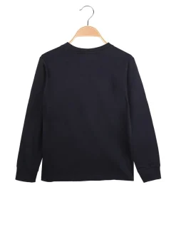 Kappa T-shirt da ragazzo a maniche lunghe in cotone