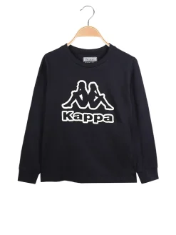 Kappa T-shirt da ragazzo a maniche lunghe in cotone