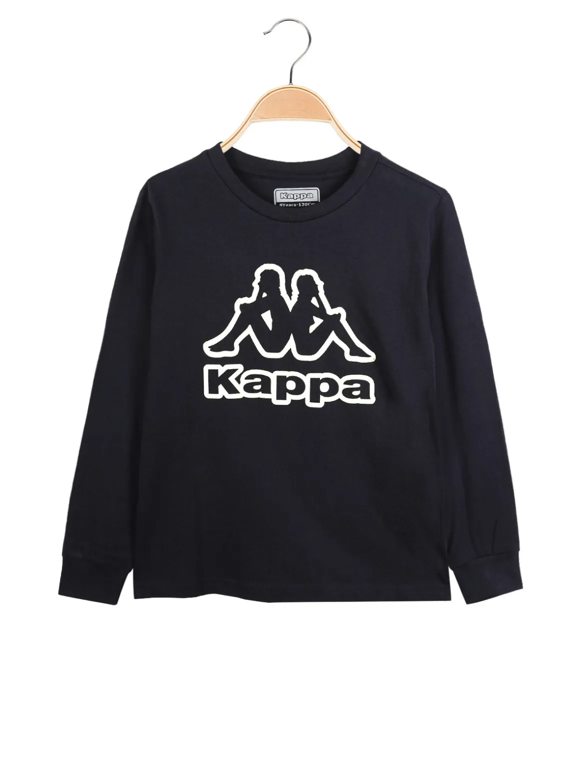 Kappa T-shirt da ragazzo a maniche lunghe in cotone