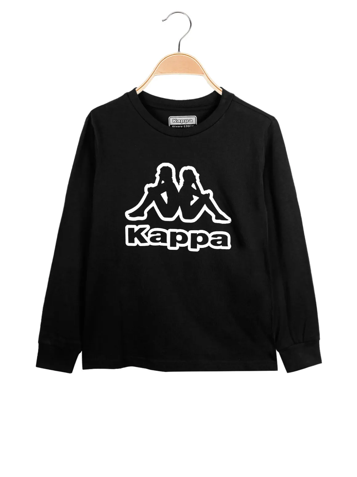 Kappa T-shirt da ragazzo a maniche lunghe in cotone