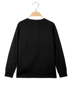 Kappa T-shirt da ragazzo a maniche lunghe con logo