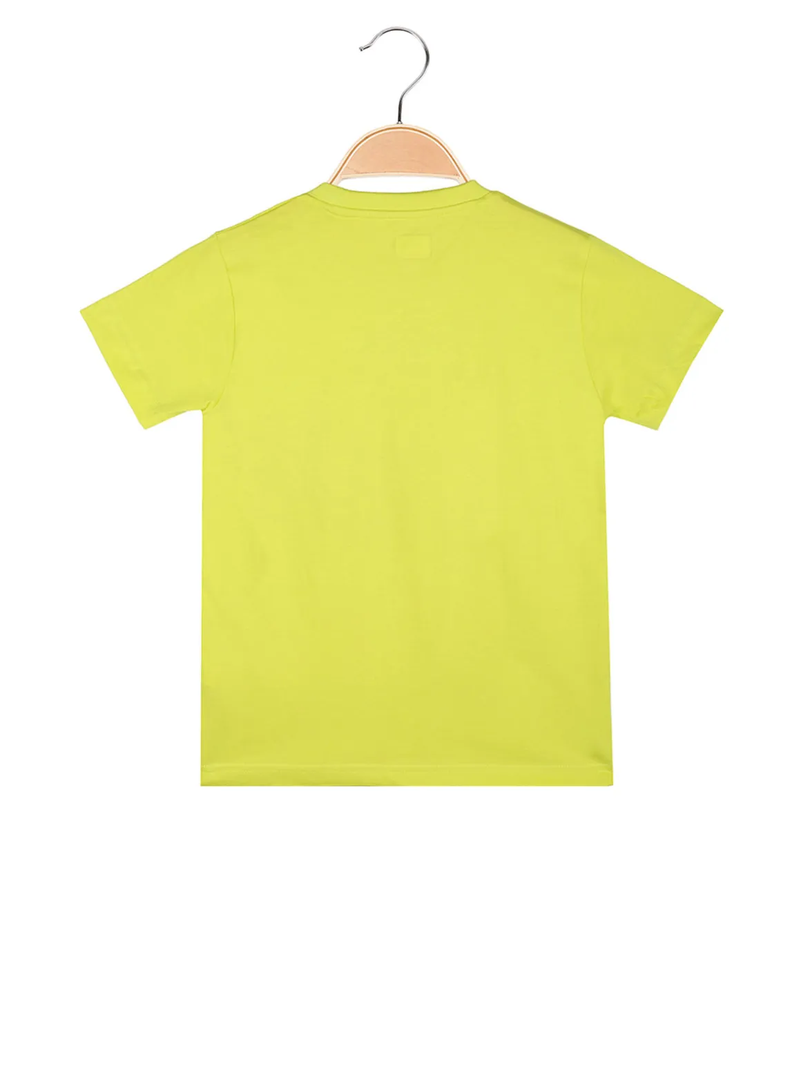 Kappa T-shirt da ragazzo con logo in cotone - limone